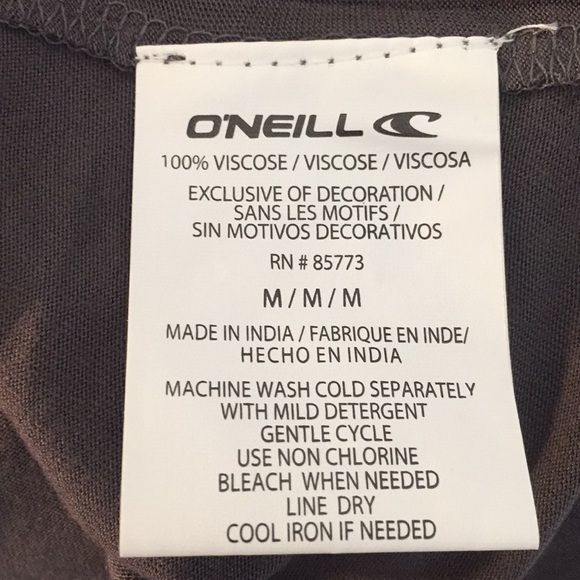 {O’Neill}2XS Left! Gray Tokeen Tank Top - Picture 7 of 7